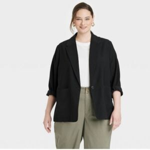 A new day - Women's relaxed-fit essential blazer - Black various sizes